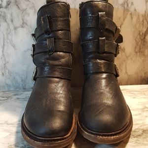 Frye Buckle Boots